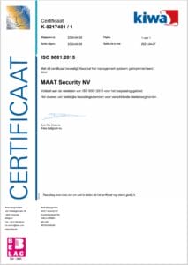 MAAT Security zet kwaliteit nog steeds op nummer één