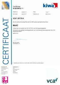Veiligheid en gezondheid als basis bij MAAT Security!